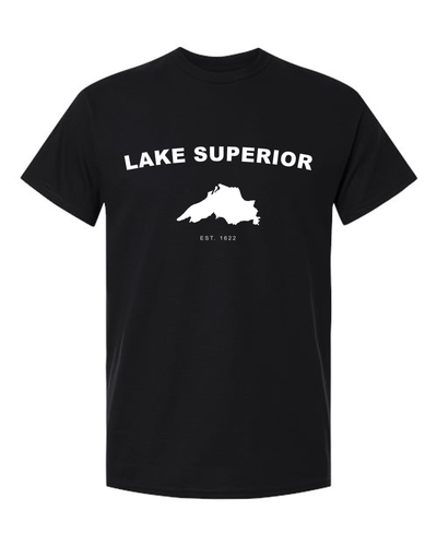 Lake Superior - Arc Classic T-Shirt, Black
