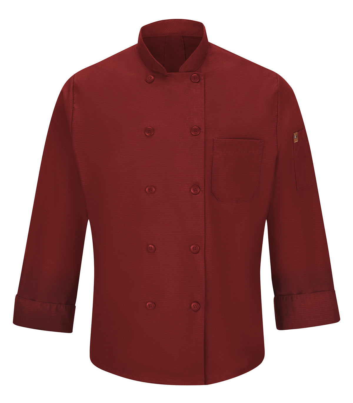Red Kap 042X, Chef Designs Chef Coat With Oilblok + Mimix. - Special Order - Xpress Feature Item, Fireball Red