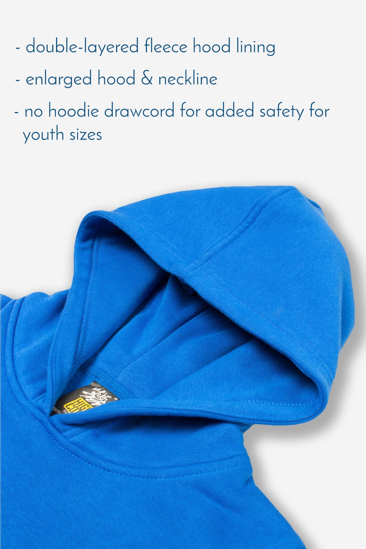 Just Like Hero HERO-2020, Unisex Blank Hoodie, Black