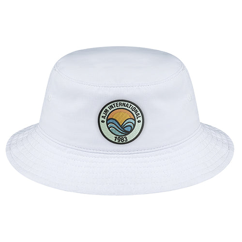 Polyester Pearl Nylon - UPF50+ 0E100, Ajm Bucket Style (fitted), Black