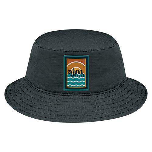 Polyester Pearl Nylon - UPF50+ 0E100Y, Ajm Bucket Style, Black