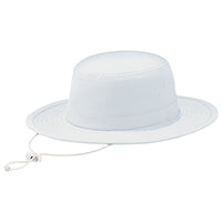 Polyester Pearl Nylon - UPF50+ 0E145M, Ajm Boonie Style, White