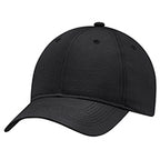 Polyester Pearl Nylon - UPF50+ 0E630M, Ajm 6 Panel Constructed Full-fit, Black