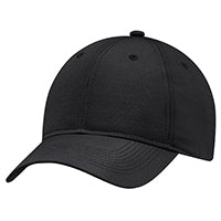 Polyester Pearl Nylon - UPF50+ 0E630M, Ajm 6 Panel Constructed Full-fit, Black
