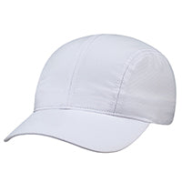 Polyester Pearl Nylon - UPF50+ 0E700M, Ajm 4 Panel Race Style With Pro-stitch, White