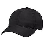 Polyester Pearl Nylon - UPF50+ 0E740M, Ajm 6 Panel Contour, Black