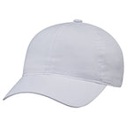 Polyester Pearl Nylon - UPF50+ 0E740M, Ajm 6 Panel Contour, White