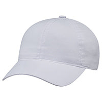 Polyester Pearl Nylon - UPF50+ 0E740M, Ajm 6 Panel Contour, White