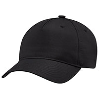 Polyester Pearl Nylon - UPF50+ 0E970L, Ajm 5 Panel Constructed Full-fit-five (women's), Black