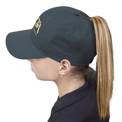 Polyester Pearl Nylon - UPF50+ 0E970L, Ajm 5 Panel Constructed Full-fit-five (women's), Black