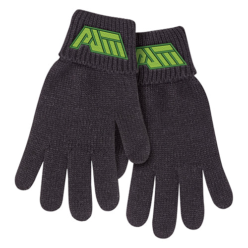 Acrylic 0G001, Ajm Gloves With Turned Down Cuffs, Black