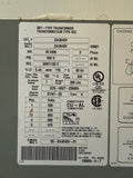 Delta DA3045V transformer nameplate - 45 kVA, 600V to 208Y/120V