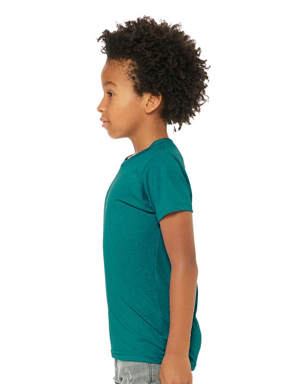 BELLA + CANVAS 3413Y, T-Shirts - Premium, Teal Triblend