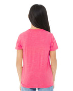 BELLA + CANVAS 3413Y, T-Shirts - Premium, Charity Pink Triblend