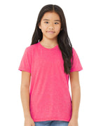 BELLA + CANVAS 3413Y, T-Shirts - Premium, Charity Pink Triblend