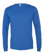 BELLA + CANVAS 3513, T-Shirts - Long Sleeve, True Royal Triblend