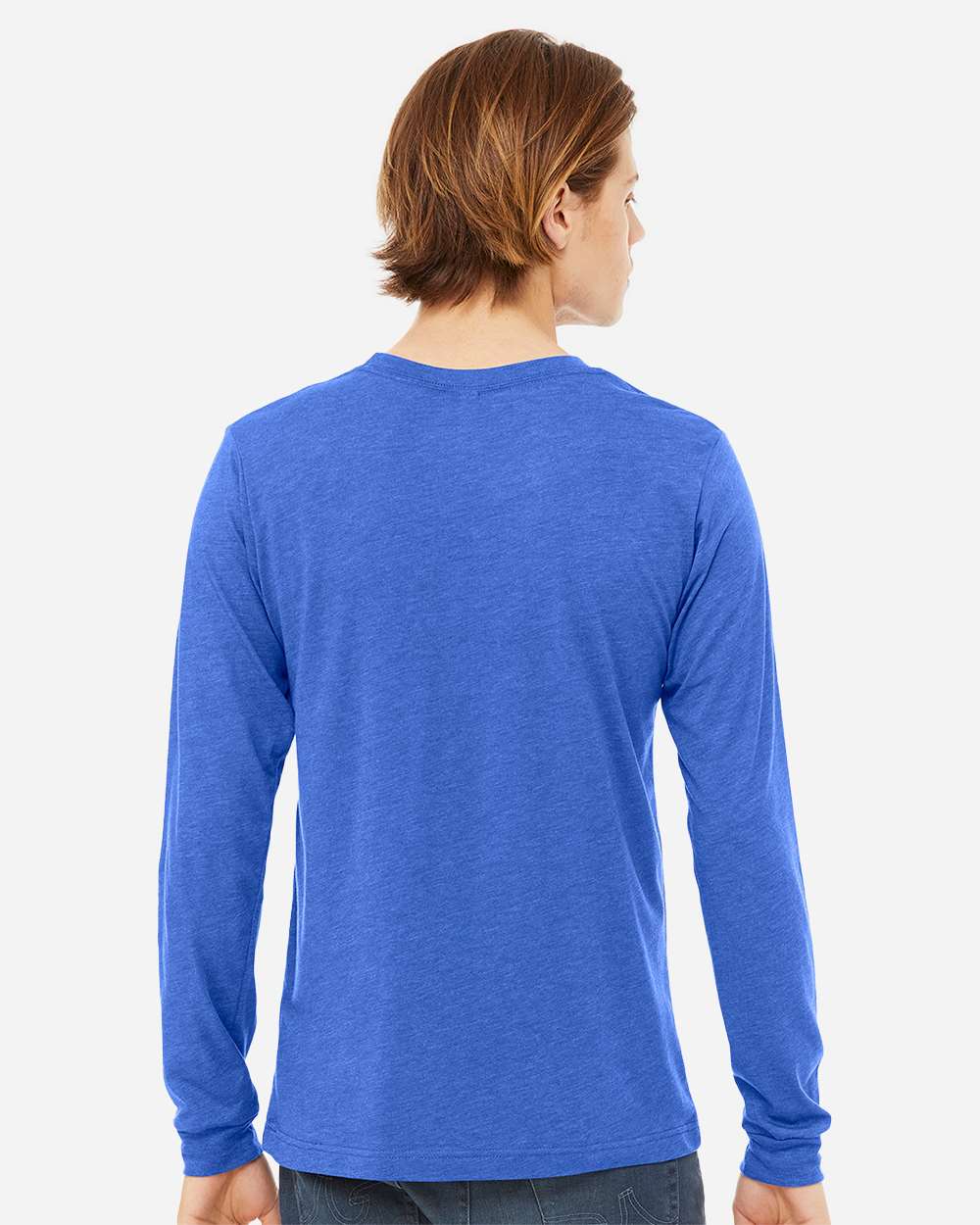 BELLA + CANVAS 3513, T-Shirts - Long Sleeve, True Royal Triblend