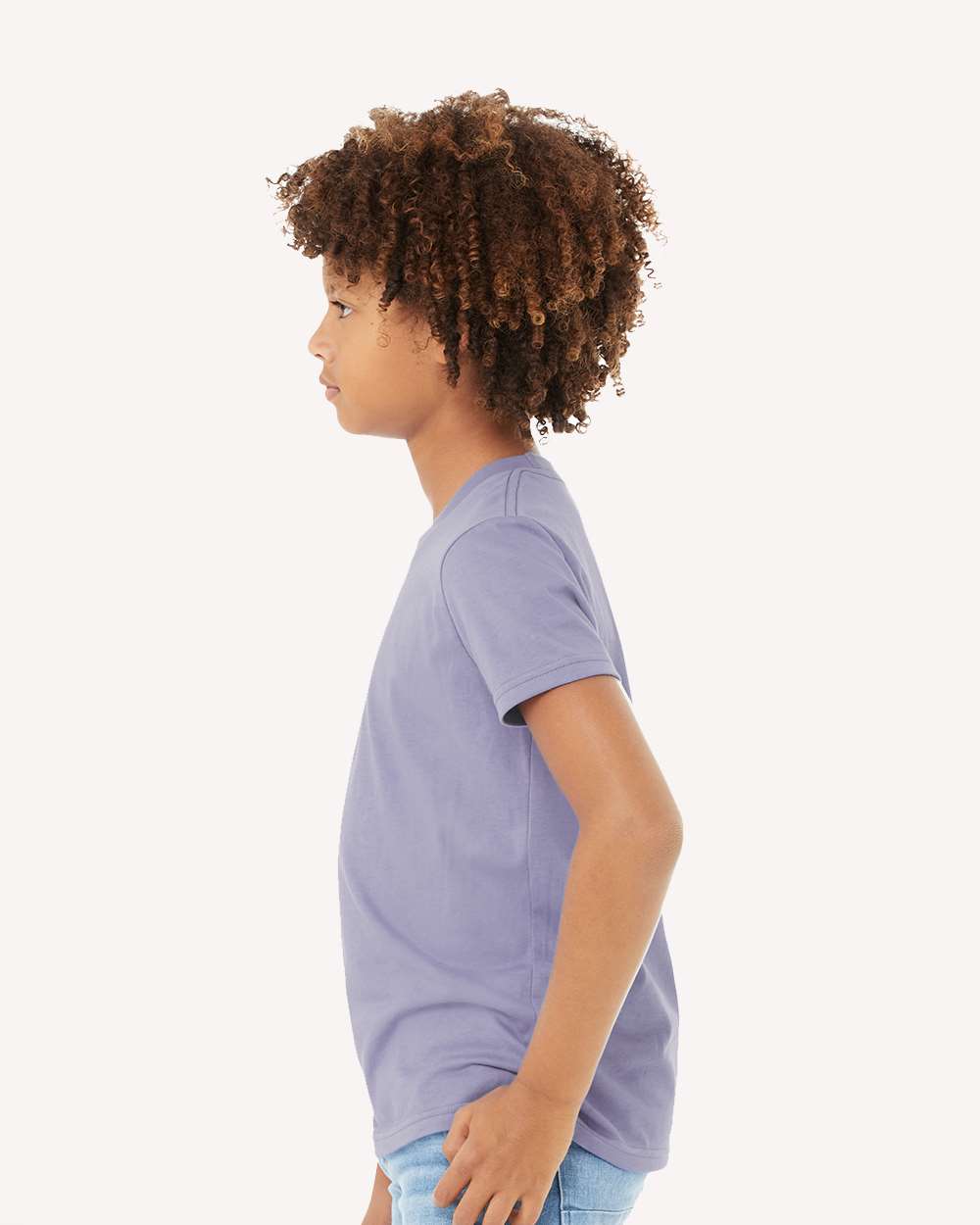 BELLA + CANVAS 3001Y, T-Shirts - Premium, Dark Lavender