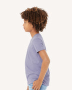 BELLA + CANVAS 3001Y, T-Shirts - Premium, Dark Lavender