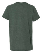 BELLA + CANVAS 3001YCVC, T-Shirts - Premium, Heather Forest