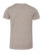 BELLA + CANVAS 3001YCVC, T-Shirts - Premium, Heather Stone