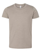 BELLA + CANVAS 3001YCVC, T-Shirts - Premium, Heather Stone