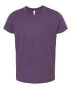 BELLA + CANVAS 3001YCVC, T-Shirts - Premium, Heather Team Purple