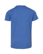 BELLA + CANVAS 3001YCVC, T-Shirts - Premium, Heather True Royal