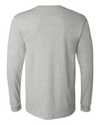 BELLA + CANVAS 3501CVC, T-Shirts - Long Sleeve, Athletic Heather