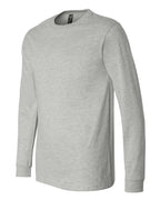 BELLA + CANVAS 3501CVC, T-Shirts - Long Sleeve, Athletic Heather