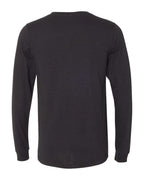 BELLA + CANVAS 3501CVC, T-Shirts - Long Sleeve, Black Heather