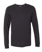 BELLA + CANVAS 3501CVC, T-Shirts - Long Sleeve, Black Heather