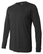 BELLA + CANVAS 3501CVC, T-Shirts - Long Sleeve, Dark Grey Heather