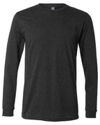 BELLA + CANVAS 3501CVC, T-Shirts - Long Sleeve, Dark Grey Heather