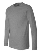 BELLA + CANVAS 3501CVC, T-Shirts - Long Sleeve, Deep Heather