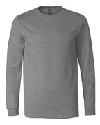 BELLA + CANVAS 3501CVC, T-Shirts - Long Sleeve, Deep Heather