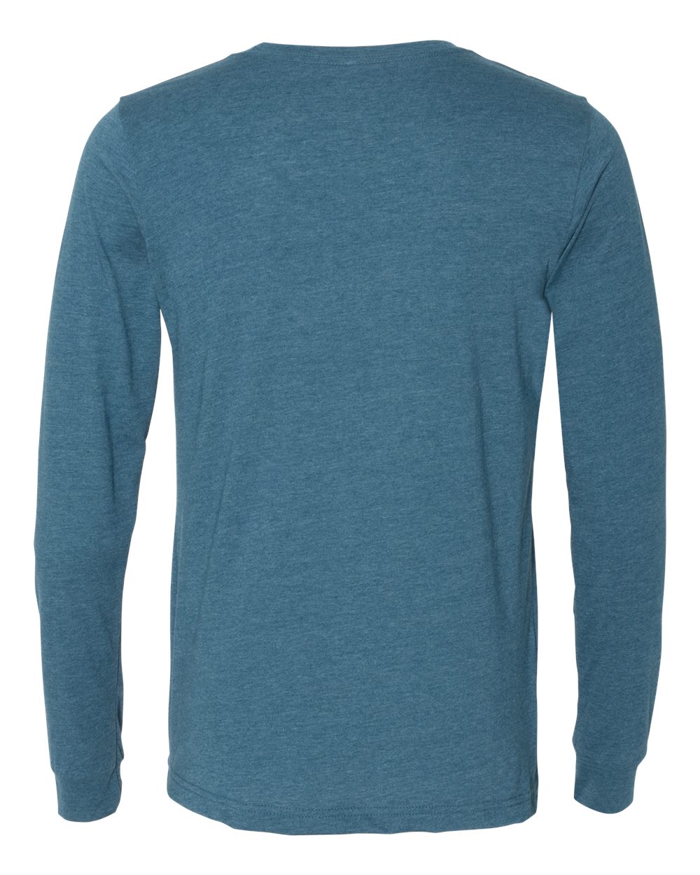 BELLA + CANVAS 3501CVC, T-Shirts - Long Sleeve, Heather Deep Teal