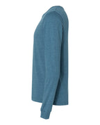 BELLA + CANVAS 3501CVC, T-Shirts - Long Sleeve, Heather Deep Teal