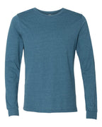 BELLA + CANVAS 3501CVC, T-Shirts - Long Sleeve, Heather Deep Teal