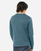 BELLA + CANVAS 3501CVC, T-Shirts - Long Sleeve, Heather Deep Teal
