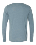 BELLA + CANVAS 3501CVC, T-Shirts - Long Sleeve, Heather Slate