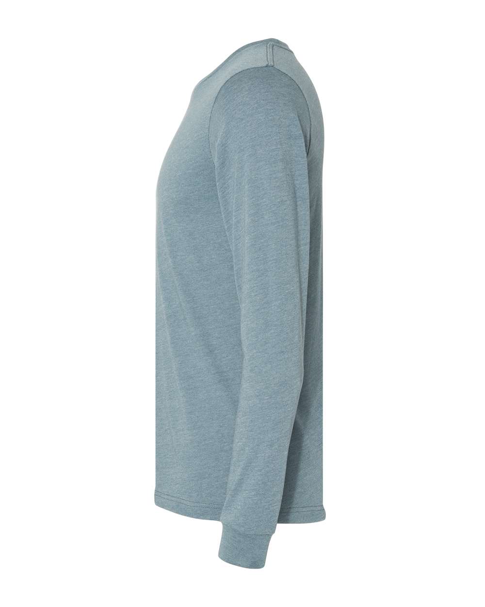 BELLA + CANVAS 3501CVC, T-Shirts - Long Sleeve, Heather Slate