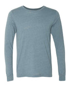BELLA + CANVAS 3501CVC, T-Shirts - Long Sleeve, Heather Slate