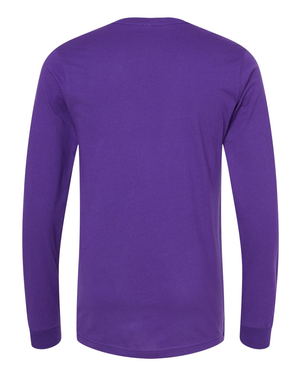 BELLA + CANVAS 3501, T-Shirts - Long Sleeve, Team Purple