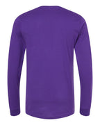 BELLA + CANVAS 3501, T-Shirts - Long Sleeve, Team Purple
