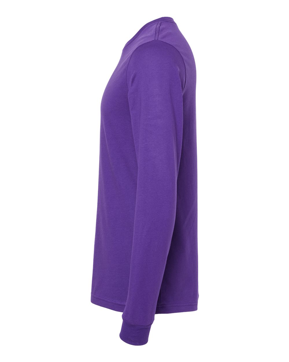 BELLA + CANVAS 3501, T-Shirts - Long Sleeve, Team Purple