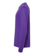 BELLA + CANVAS 3501, T-Shirts - Long Sleeve, Team Purple