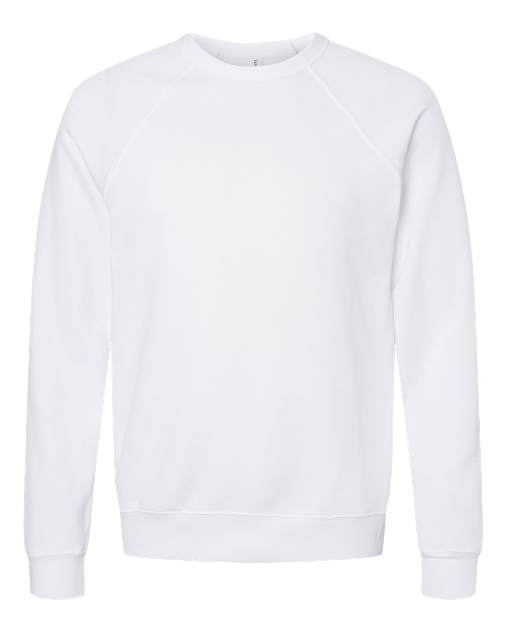 BELLA + CANVAS 3901, Fleece - Premium - Crew, White