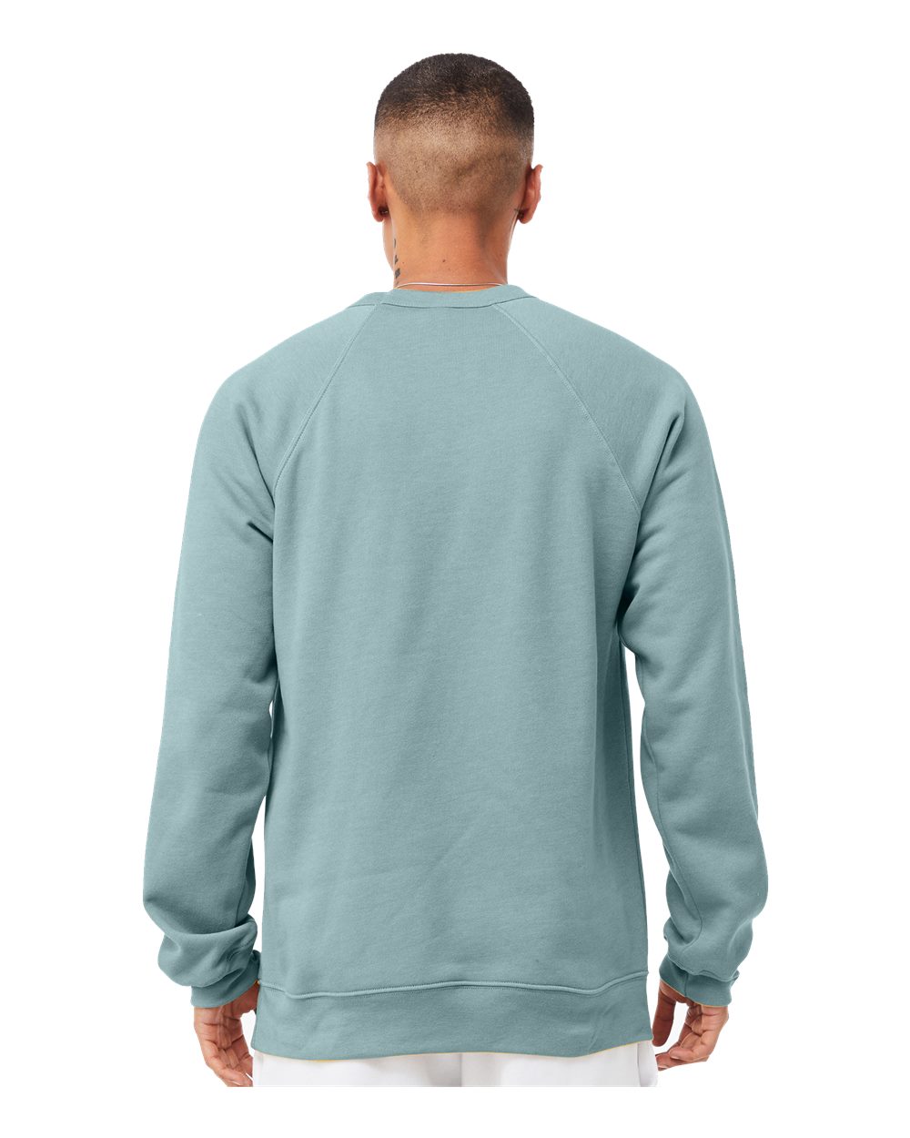 BELLA + CANVAS 3901, Fleece - Premium - Crew, Heather Blue Lagoon
