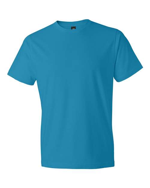 Gildan 10649, 980 Unisex Softstyle Lightweight T-shirt, Caribbean Blue